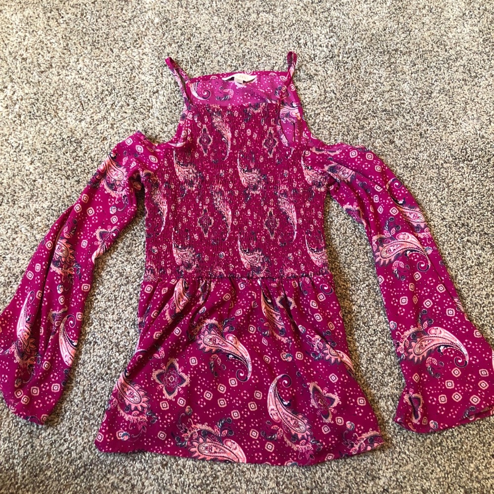 Shoulder less long sleeve